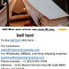 Best quality bell tent by Chamonix camping at an affordable rate.
