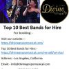 Now in Los Angeles Top 10 Best Bands for Hire at best price.