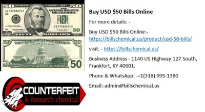 Buy USD $50 Bills Online at Best Price from Bills Chemical.