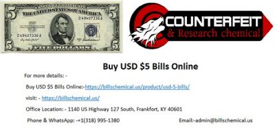 Buy USD $5 Bills Online of High Quality at Best Price.
