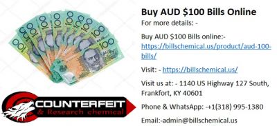 Buy AUD $100 Bills online from Bills Chemical.