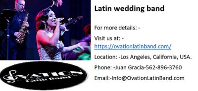 Hire Latin wedding band in California.