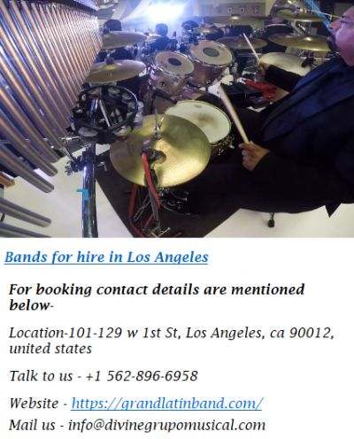 Bands for hire in Los Angeles