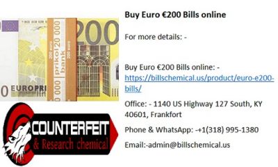 Buy Euro €200 Bills online at best price from Billschemical.