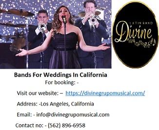 Bands For Weddings In California by Divine Grupo Musical.