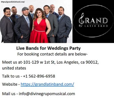 Hire Grand Live Bands for Weddings Party at nominal rate.