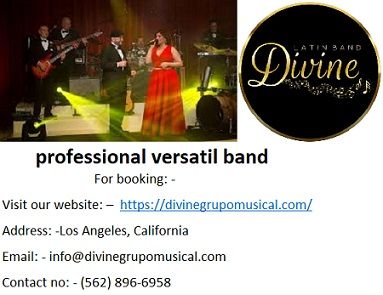 Divine professional versatil band now in California at best price.