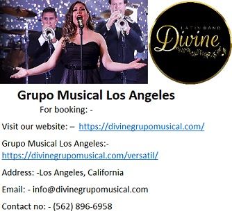 Hire Divine Grupo Musical Los Angeles Band at best price.