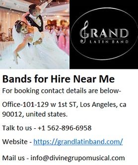 Grand Latin Band offers Bands for Hire Near Me at best price.