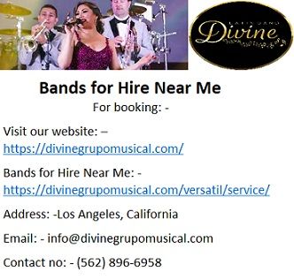 Best Live Latin Bands for Hire Near Me by Divine Latin Band.