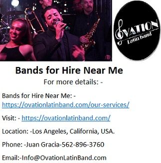 Versatile Ovation Live Latin Bands for Hire Near Me.