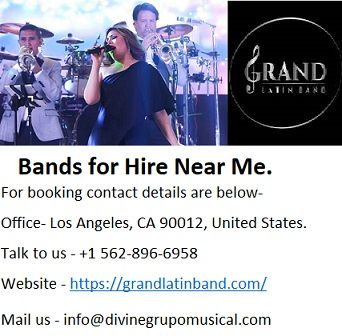 Grand’s Professional Latin Live Bands for Hire Near Me.