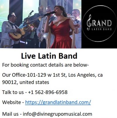 Hire Professional Grand Local Live Latin Band In Los Angeles.