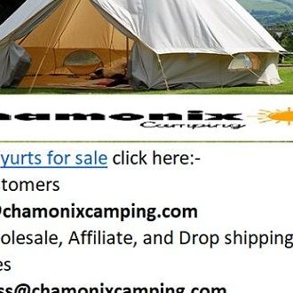 Best yurts for sale by Chamonix camping at a nominal rate.
