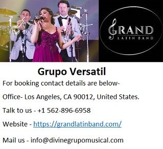 Grand Latin band is one of the most prominent Latin band known for his master class Grupo Versatil relationship in California. They additionally known for giving latin band administrations in Los Angeles which comprise of various sorts of Latin and Cuban band affiliations associations. Grand Latin Band joins top class dance entertainers, singer and performers of Latin, Cuban, salsa, Pop and jazz.
In California you can undoubtedly find such countless latin groups who offers Grupo Versatil Band administrations opened at this moment yet you need to think about such countless things going preceding booking the best Grupo Versatil in California, in Los Angeles which best suites your latin music event. Grand Latin band is the only one on which you can totally trust for effective lead of your latin music event.
Grand Latin band contains especially gifted entertainers of Grupo Versatil who can give live execution on Latin, Cuban, Jazz and salsa music they can likewise perform on Regional Mexican and salsa . Grand Latin Band uses especially top class sound equipment's which helps with making a sublime music streams at such an ostensible cost which you won't get from some other Grupo Versatil band in California.
Grand Latin Band is the most astonishing and exceptional Latin band in Los Angeles. Because of the reviews given by their clients they come at the most noteworthy place of the chase of best Grupo Versatil band in California over the web. Grand Latin Band relatively offers Cuban and Latin music relationship for various music occasions at a reasonable cost.
Wedding Bands for Hire
Live Bands for Weddings Party
Top 10 Best Bands for Hire
Bands for Hire Near Me
Grupo Versatil
wedding live band In Los Angeles
Grupo Musical Los Angeles
Bands for hire in los angeles
Grupo Versatil En Los Angeles
Bands For Weddings In California
Latin Band
professional versatil band
Latin wedding band
Live Latin Band
Los Angeles Latin Bands
LOCAL LATIN BANDS For Hire
latin bands for weddings los angeles
Cumbia Bands Los Angeles
Latin Music Bands For Weddings
popular latin bands Los Angeles
Latin Bands for hire los angeles
Grupo Versatil California
Grupo Versatil In California
Latin Wedding Bands Los Angeles
Live Latin Band Los Angeles
Best Latin Band In Los Angeles
Latin Bands In Los Angeles
Hire Latin Wedding Bands
professional latin band
versatile latin band
For booking contact details are below-
Office- Los Angeles, CA 90012, United States.
Talk to us - +1 562-896-6958
Website - https://grandlatinband.com/
Mail us - info@divinegrupomusical.com